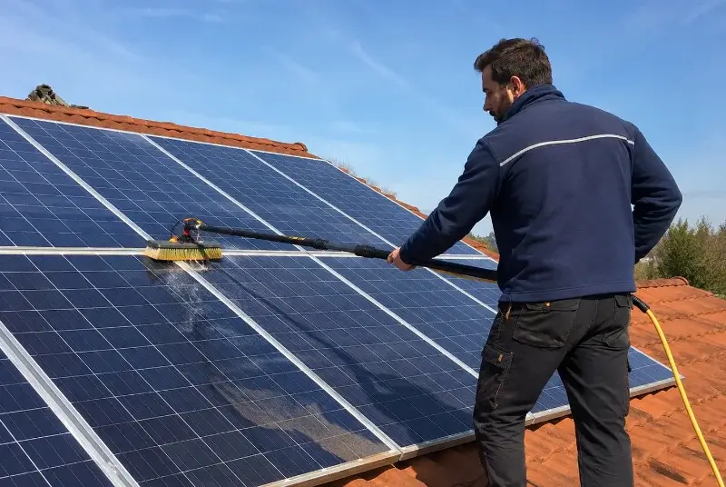 Nettoyage et entretien de panneaux solaires à Lambersart
